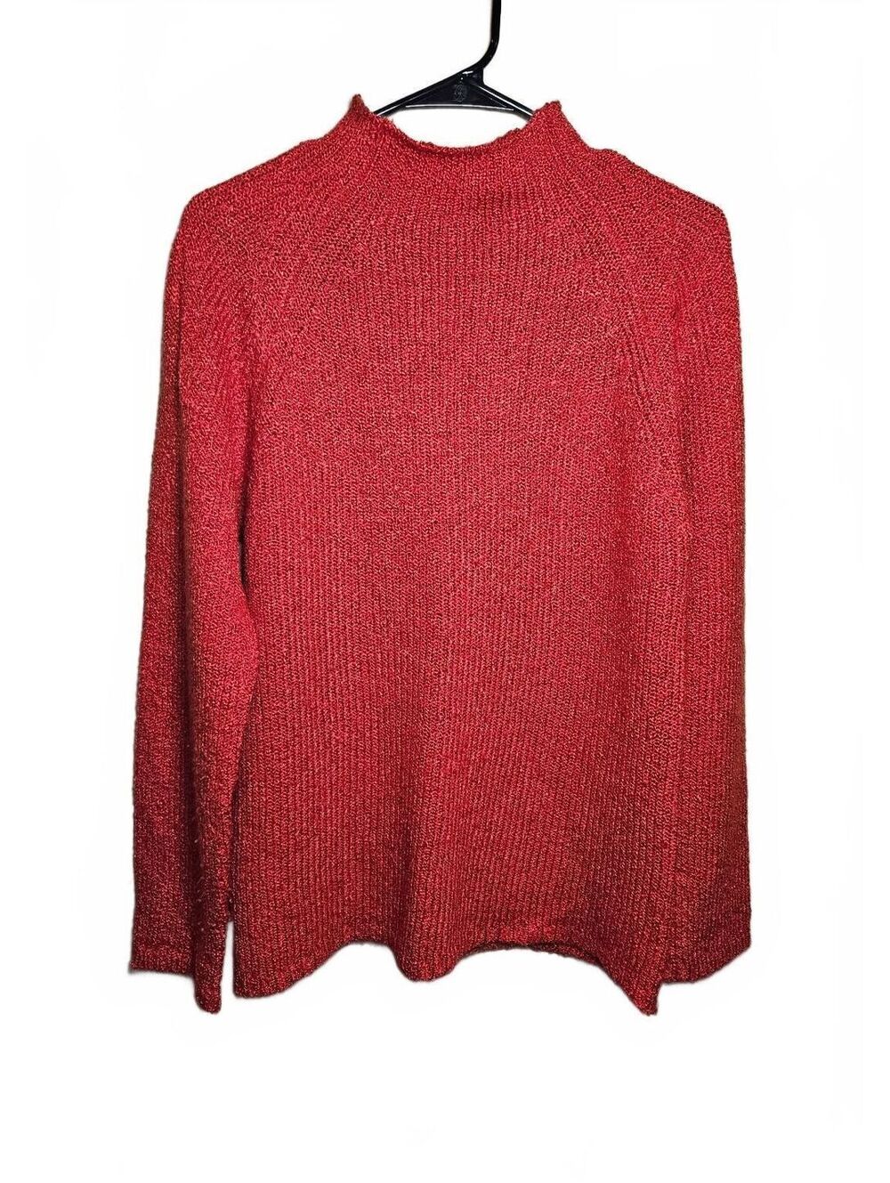 Studio Works Red Knit Pullover Sweater, Size S